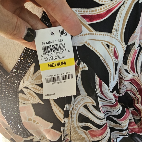 JM Collection Fall Blouse - Picture 2 of 3